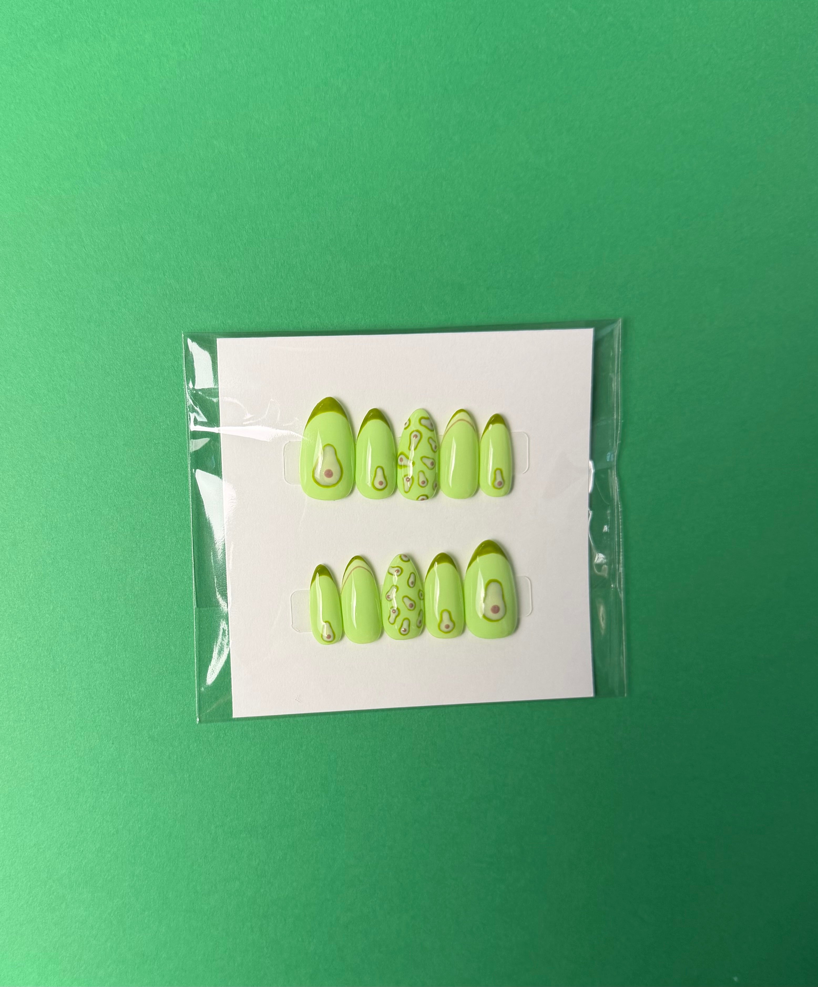 Holy Guacamole! Press on Nails