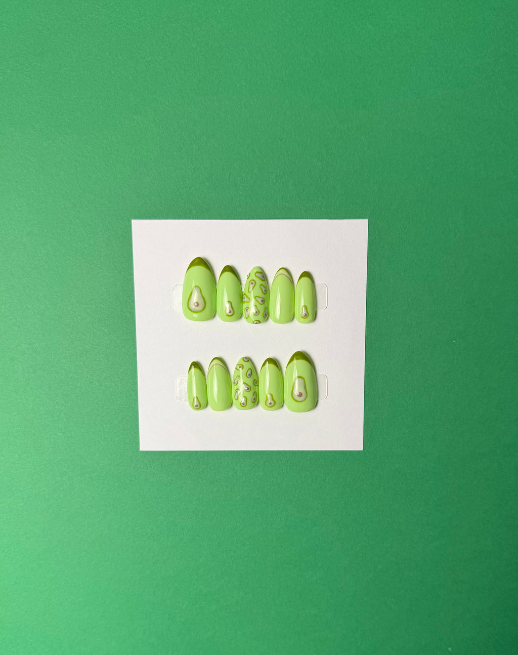 Holy Guacamole! Press on Nails