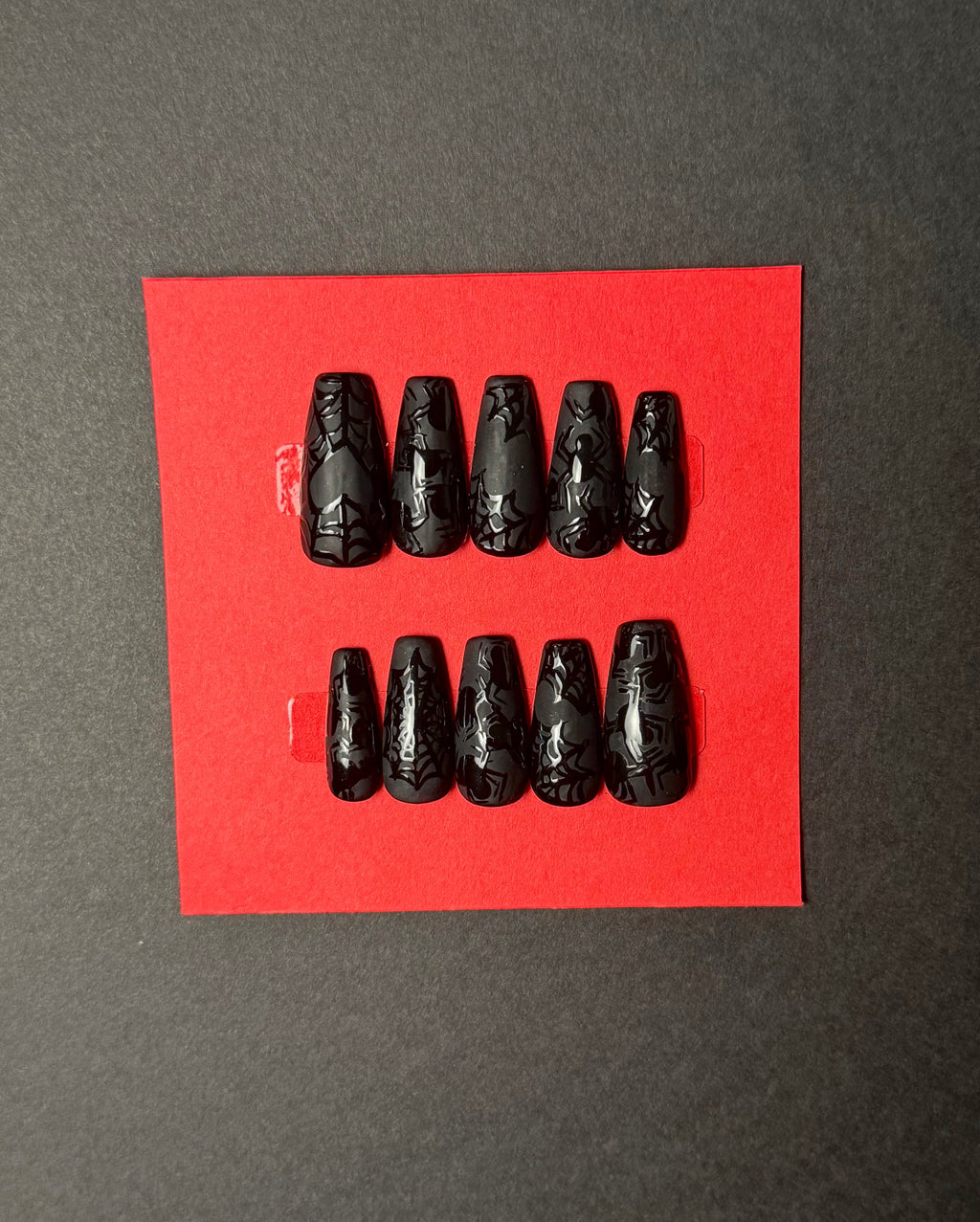 Web of Shadows Press on Nails